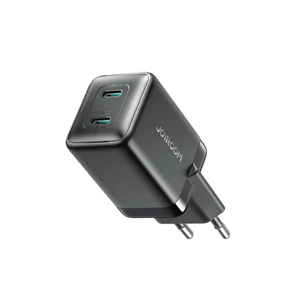 Joyroom JR-TCG17 hálózati töltő, 45W, 3A, 2 x USB-C, Fekete