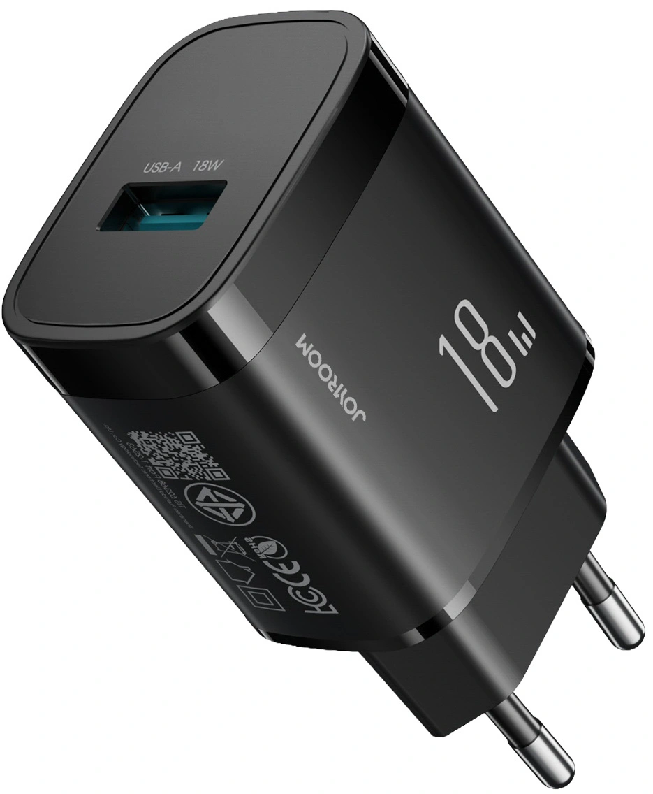 Joyroom JR-TF4 hálózati töltő, 18W, 3A, 1 x USB-A, fekete