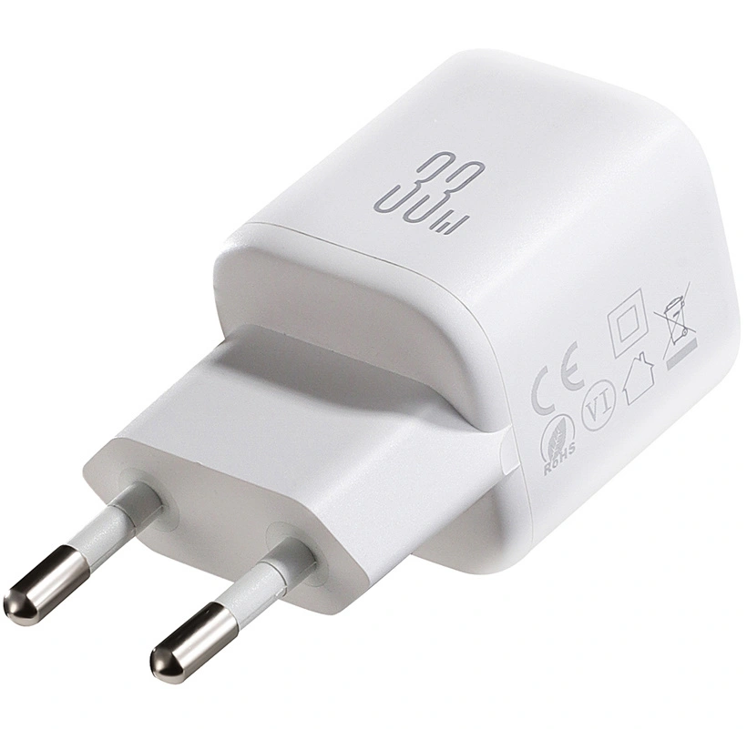 Joyroom JR-TG7 hálózati töltő, 33W, 3A, 1 x USB-A - 1 x USB-C, fehér