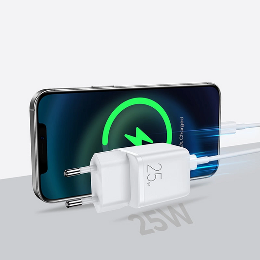 Joyroom L-P251 hálózati töltő, 25W, 3A, 1 x USB-C, Fehér