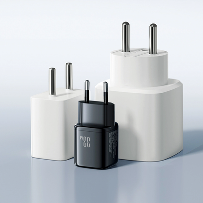 Joyroom JR-TG7 hálózati töltő, 33W, 3A, 1 x USB-A - 1 x USB-C, Fekete