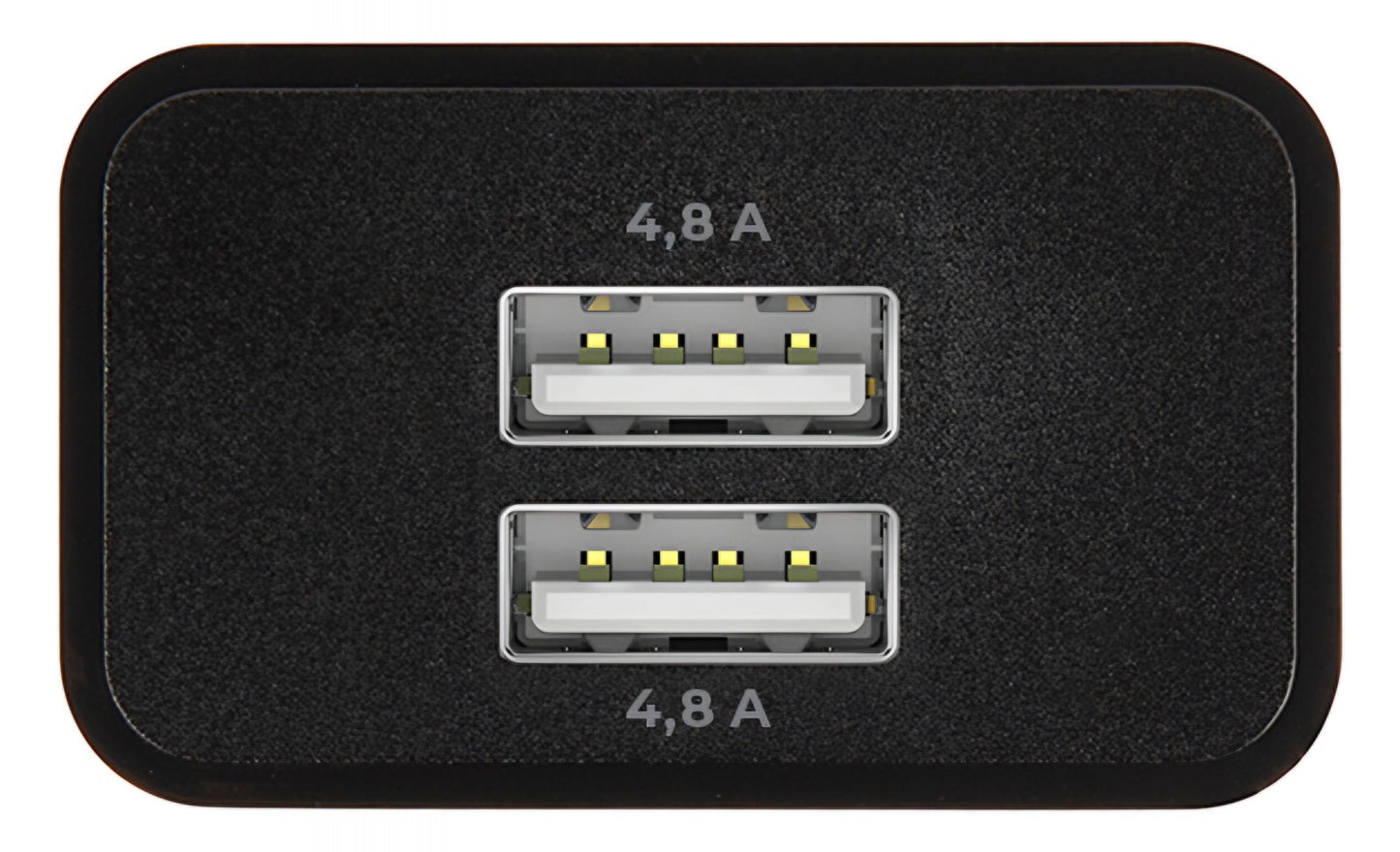 MaXlife MXTC-12 hálózati töltő, 24W, 2.4A, 2 x USB-A, Fekete