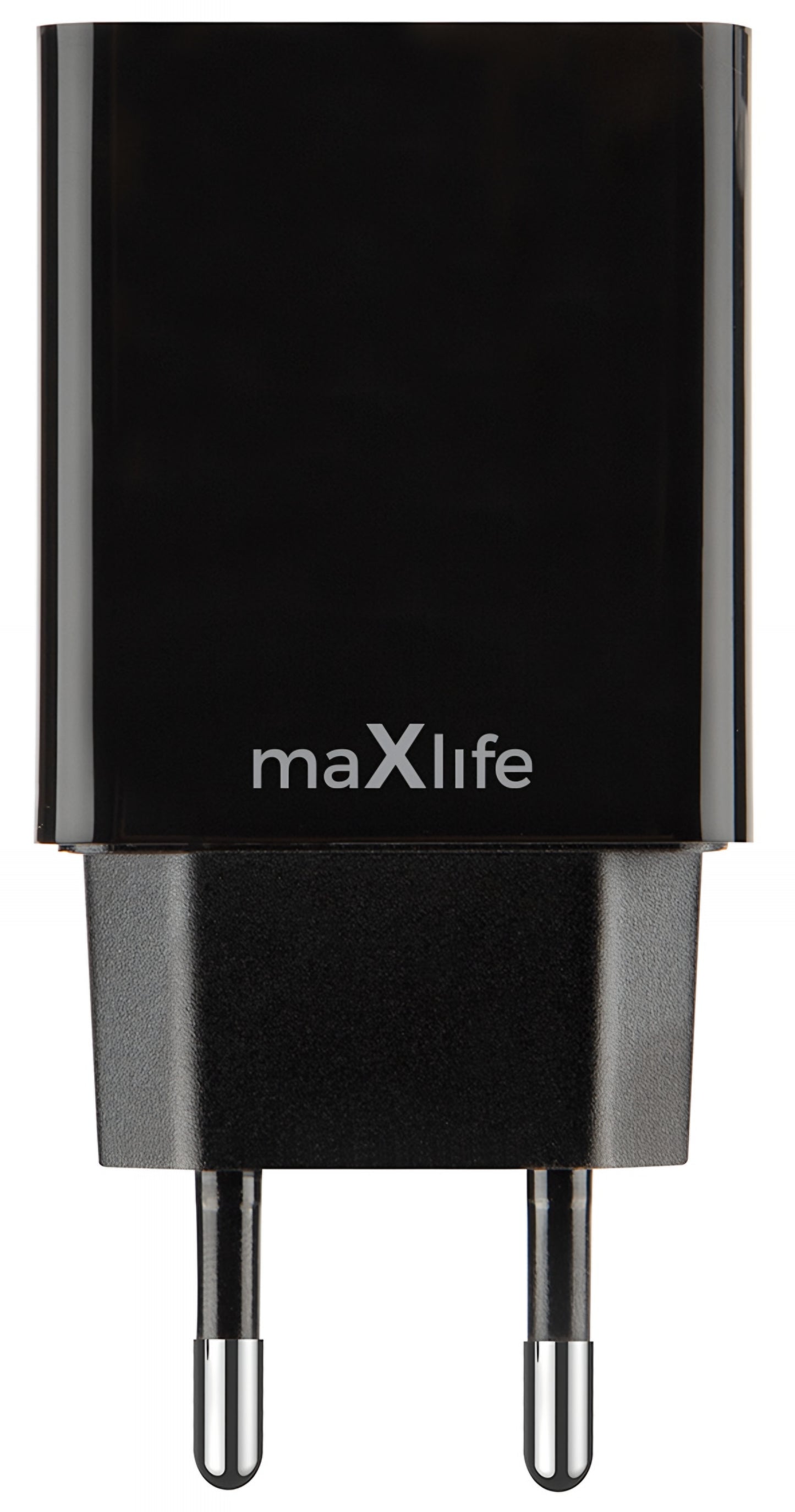 MaXlife MXTC-12 hálózati töltő, 24W, 2.4A, 2 x USB-A, Fekete