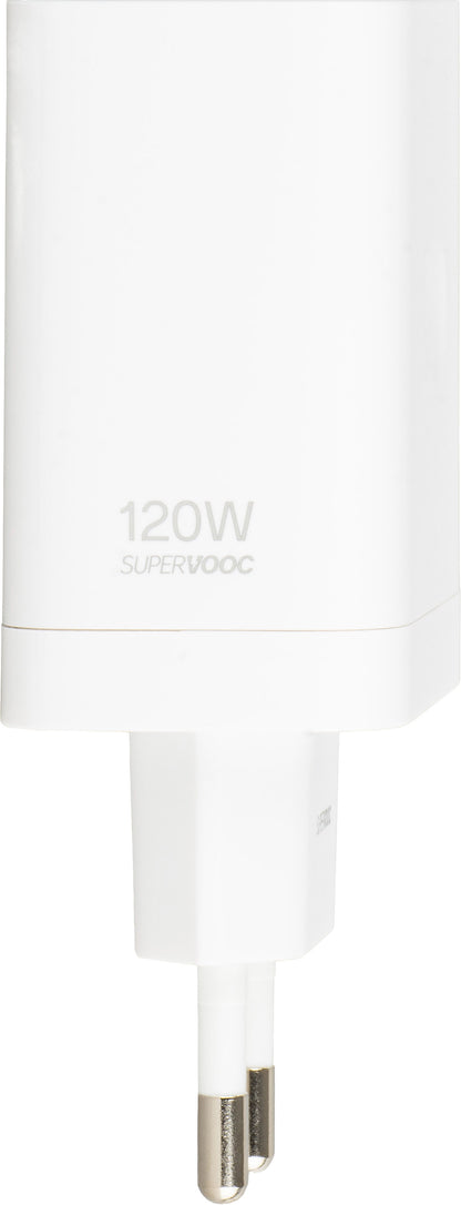OnePlus hálózati töltő, 120W, 1 x USB-A, Fehér