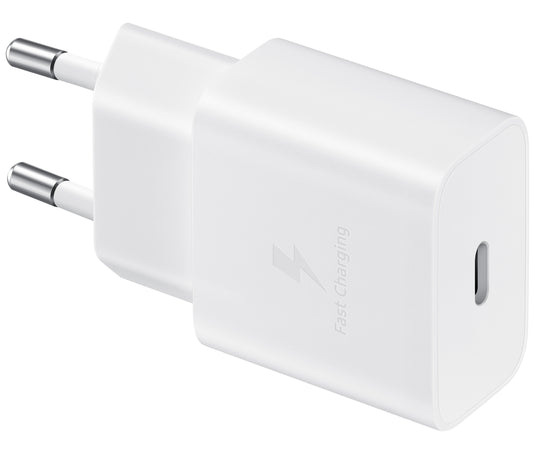 Samsung Hálózati Töltő, 15W, 2A, 1 x USB-C, Fehér GP-PTU023DYAWQ