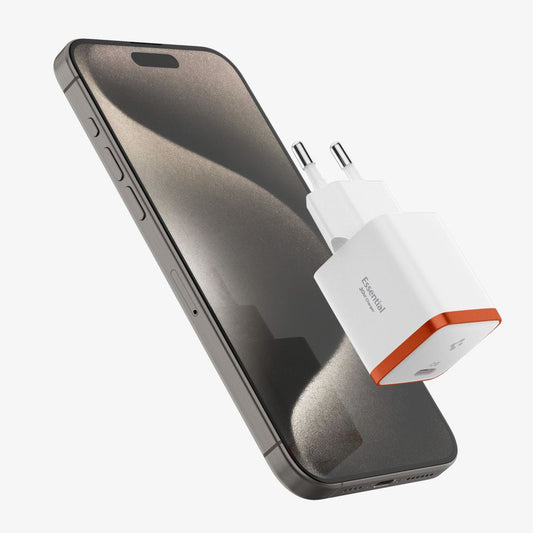 Spigen EE301EU Essential hálózati töltő, 30W, 3A, 1 x USB-C, Fehér ACH08449