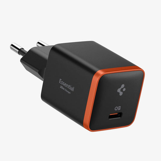 Spigen EE301EU Essential hálózati töltő, 30W, 3A, 1 x USB-C, fekete ACH08448