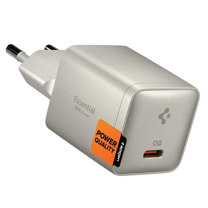 Spigen EE301EU Essential hálózati töltő, 30W, 3A, 1 x USB-C, Titán szürke ACH10448