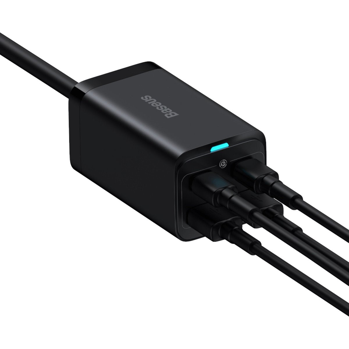 Baseus GaN3 Pro töltőállomás, 100W, 5A, 2 x USB-A - 2 x USB-C, Fekete CCGP000101