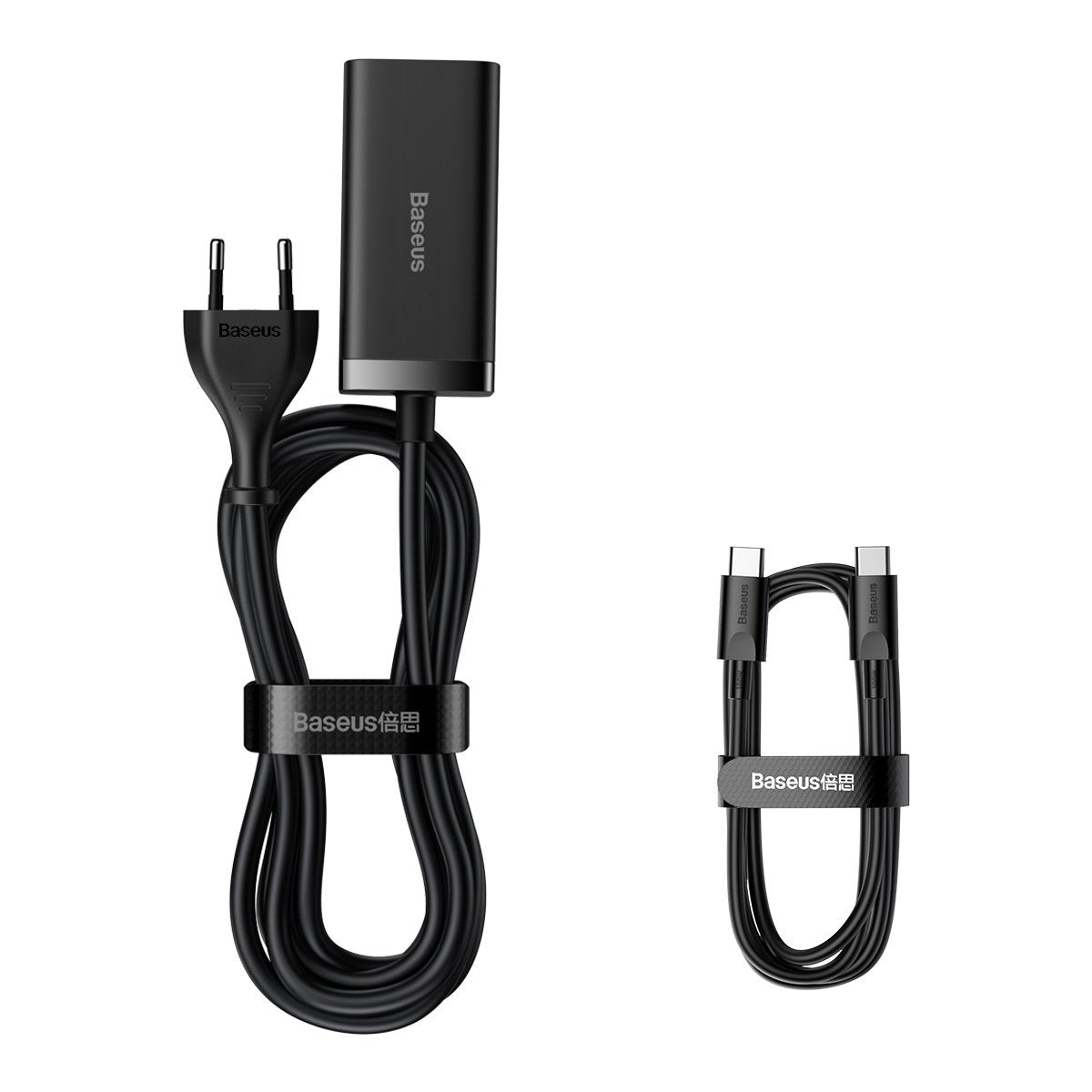 Baseus GaN3 Pro töltőállomás, 100W, 5A, 2 x USB-A - 2 x USB-C, Fekete CCGP000101