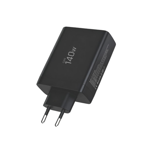 Tech-Protect NC140W-GAN hálózati töltő, 140W, 5A, 1 x USB-A - 3 x USB-C, Fekete