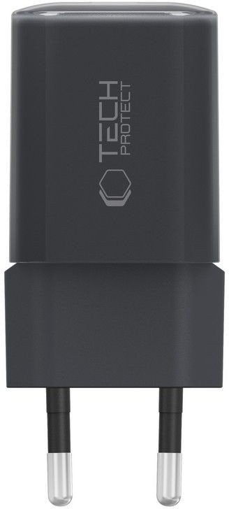 Tech-Protect NCM33W hálózati töltő, 33W, 3A, 1 x USB-A - 1 x USB-C, Fekete