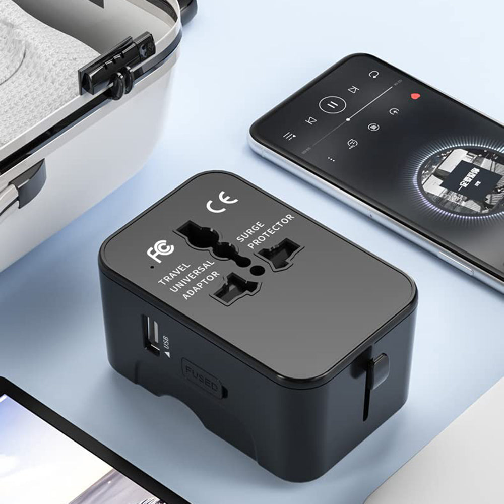 Techsuit HHT202-2C Travel hálózati töltő, 15W, 3A, 2 x USB-C, Fehér