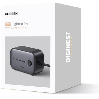 Hosszabbító UGREEN CD270, 2 x Schuko, Szürke