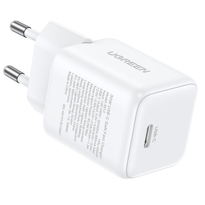 UGREEN X513 Hálózati Töltő, 30W, 3A, 1 x USB-C, Fehér