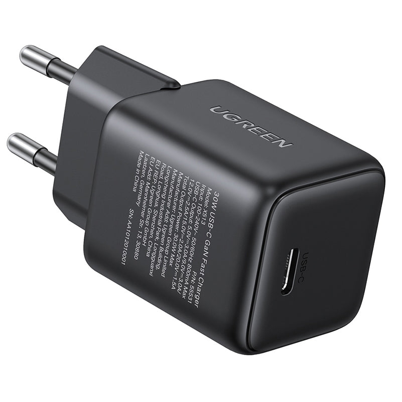 UGREEN X513 Hálózati Töltő, 30W, 3A, 1 x USB-C, Fekete