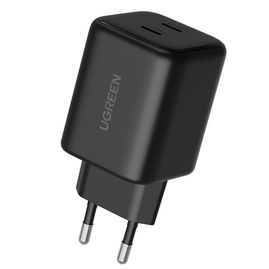 UGREEN X526 hálózati töltő (65058), 45W, 3A, 2 x USB-C, fekete