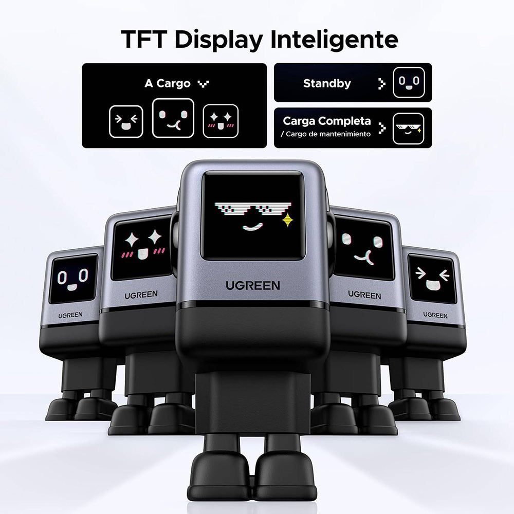 UGREEN X688 Uno hálózati töltő, 100W, 5A, 1 x USB-A - 3 x USB-C, Fekete