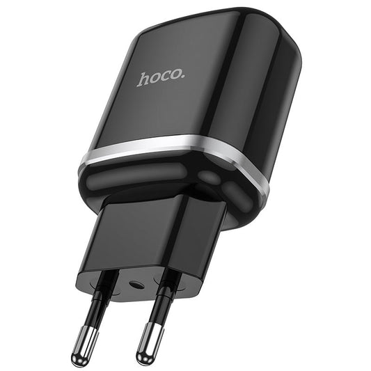HOCO N3 hálózati töltő, 18W, 3A, 1 x USB-A, Fekete