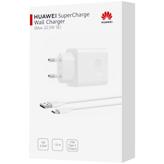 Huawei CP404B USB-C kábel hálózati töltő Huawei CP404B, 22,5W, 2,25A, 1 x USB-A, fehér 55033325