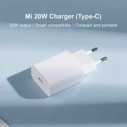 Xiaomi hálózati töltő, 20W, 3A, 1 x USB-C, Fehér BHR4927GL