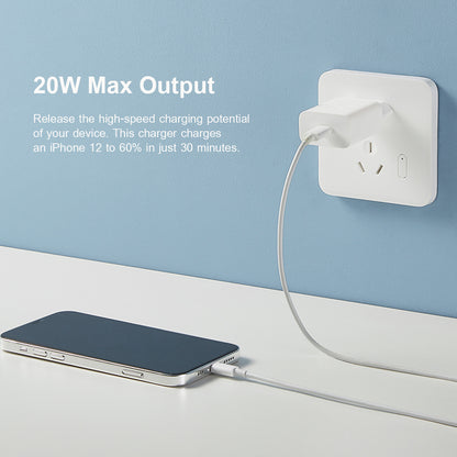 Xiaomi hálózati töltő, 20W, 3A, 1 x USB-C, Fehér BHR4927GL