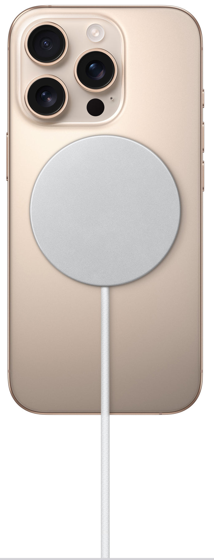 Apple A2580 vezeték nélküli hálózati töltő, 25W, Fehér MX6X3ZE/A