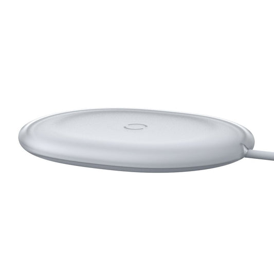 Baseus Jelly vezeték nélküli hálózati töltő, 15W, 1.67A, Fehér WXGD-02