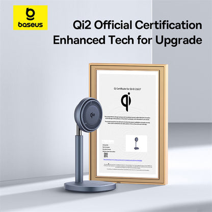 Baseus Orbit 2 Pro 2in1 vezeték nélküli hálózati töltő, 20W, 1.67A, szürke P10273500813-00