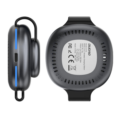 Dudao A11S 3in1 vezeték nélküli hálózati töltő, 15W, Fekete