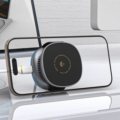 Dudao A11S 3in1 vezeték nélküli hálózati töltő, 15W, Fekete