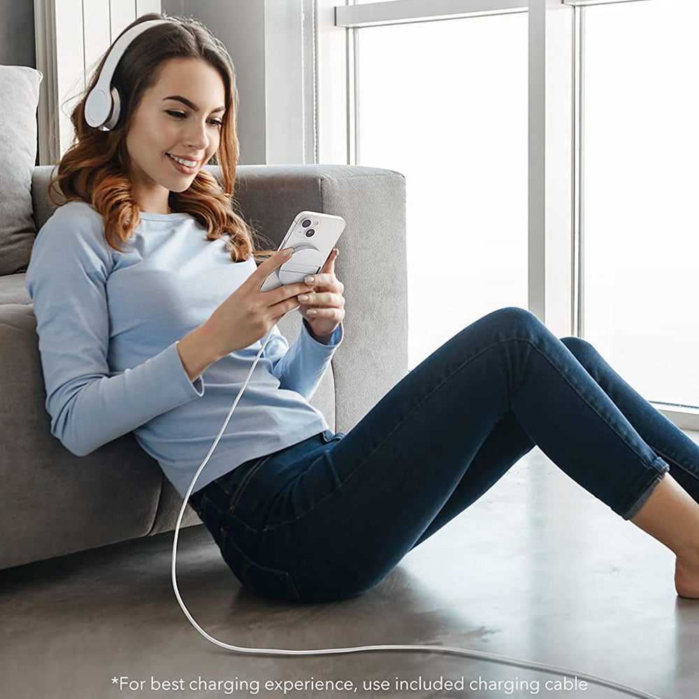 ESR HaloLock vezeték nélküli hálózati töltő, 15W, 1.67A, Fehér