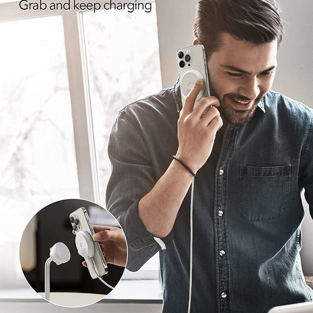 ESR HaloLock Shift vezeték nélküli hálózati töltő, 15W, 1.67A, Fehér