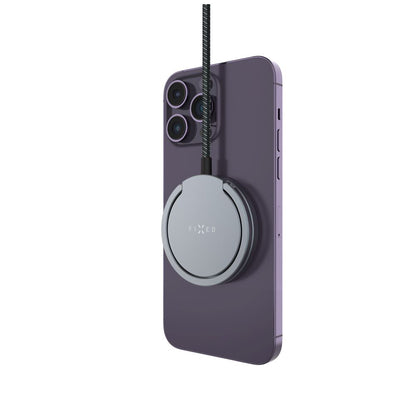 Vezeték nélküli hálózati töltő Fixed Ring, 15W, 1.67A, Szürke