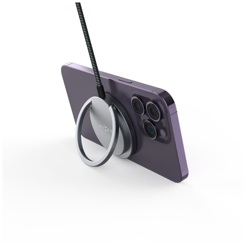 Vezeték nélküli hálózati töltő Fixed Ring, 15W, 1.67A, Szürke