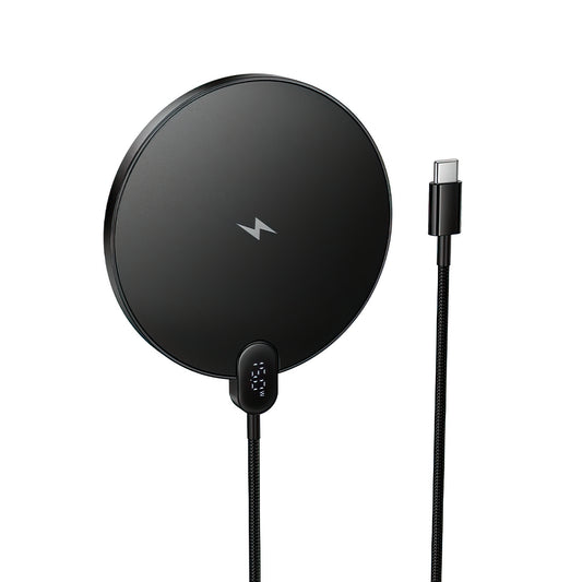HOCO CW62 Vezeték nélküli Hálózati Töltő, 15W, 1.67A, Fekete
