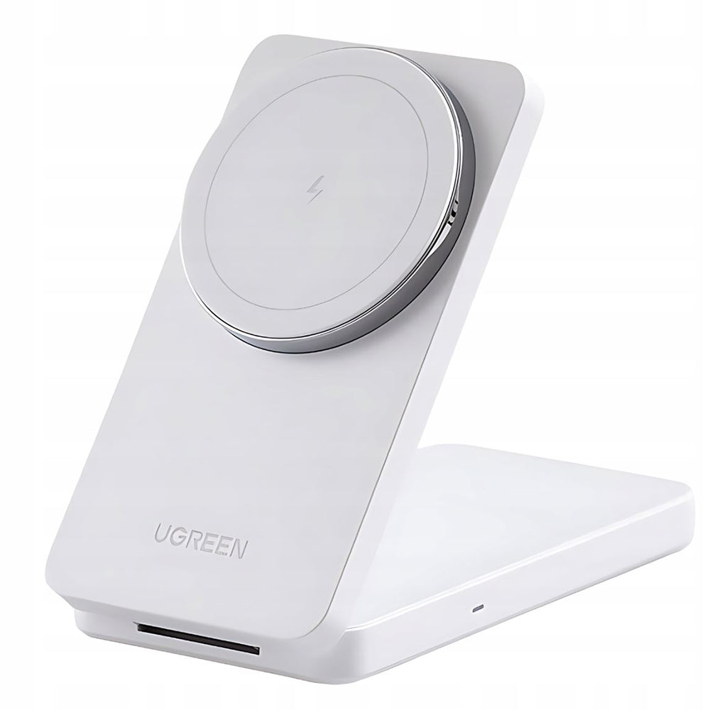 UGREEN W528 2in1 vezeték nélküli hálózati töltő, 20W, 1.67A, Fehér