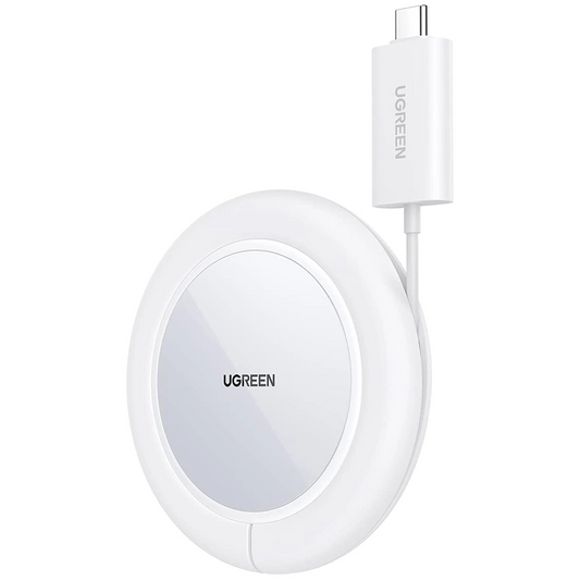 UGREEN CD245 vezeték nélküli hálózati töltő (40123), 15W, 1,67A, Fehér
