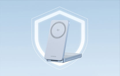 UGREEN MagFlow 2in1 vezeték nélküli hálózati töltő, 25W, Kék