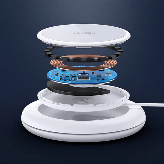 UGREEN CD245 vezeték nélküli hálózati töltő (40123), 15W, 1,67A, Fehér