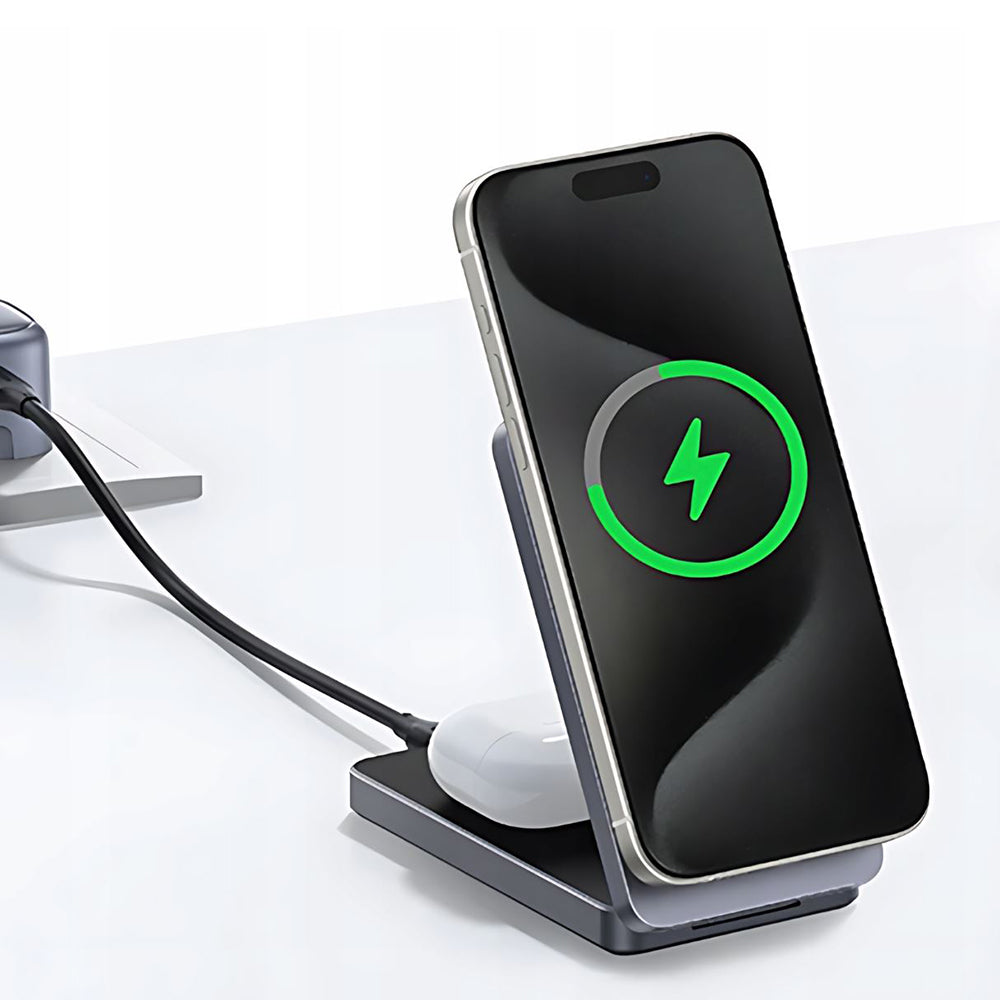 UGREEN W528 2in1 vezeték nélküli hálózati töltő, 20W, 1.67A, Fehér