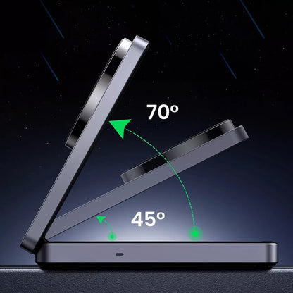 UGREEN W706 2in1 vezeték nélküli hálózati töltő, 20W, 1.67A, Fekete