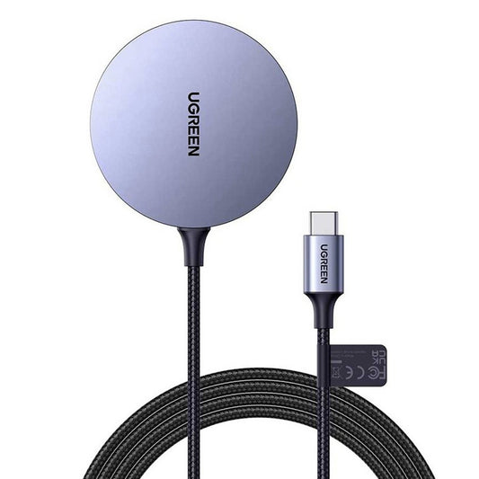 UGREEN CD245 vezeték nélküli hálózati töltő, 15W, 1.67A, Szürke