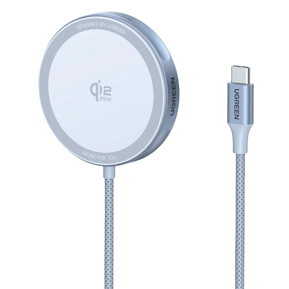 UGREEN MagFlow Vezeték Nélküli Hálózati Töltő, 25W, Kék