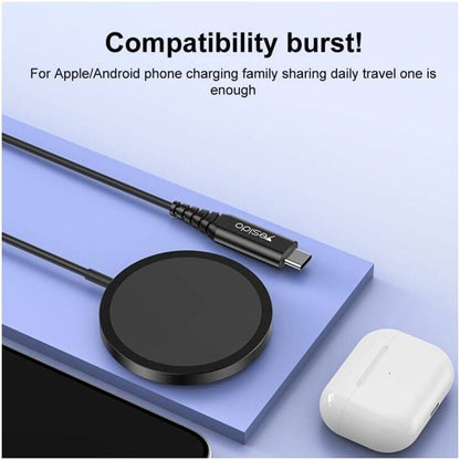 Yesido DS21 Wireless Network Charger, 15W, 1.67A, Black