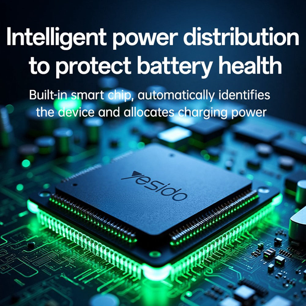 Yesido DS29 5in1 Wireless Network Charger, 15W, 1.67A, White