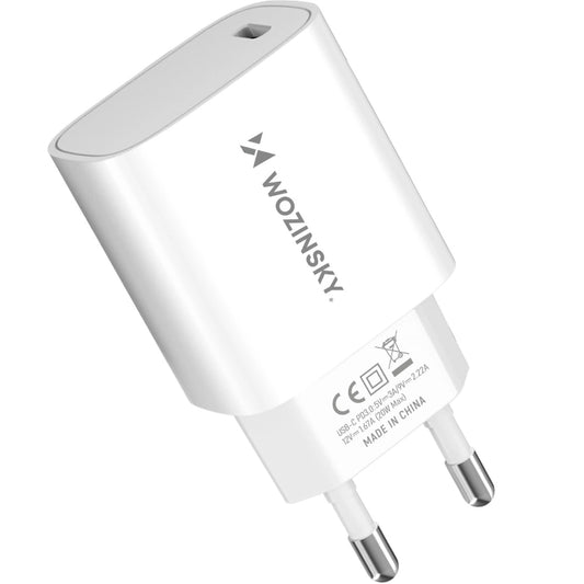 WZK WGWCCW hálózati töltő, 20W, 3A, 1 x USB-C, fehér