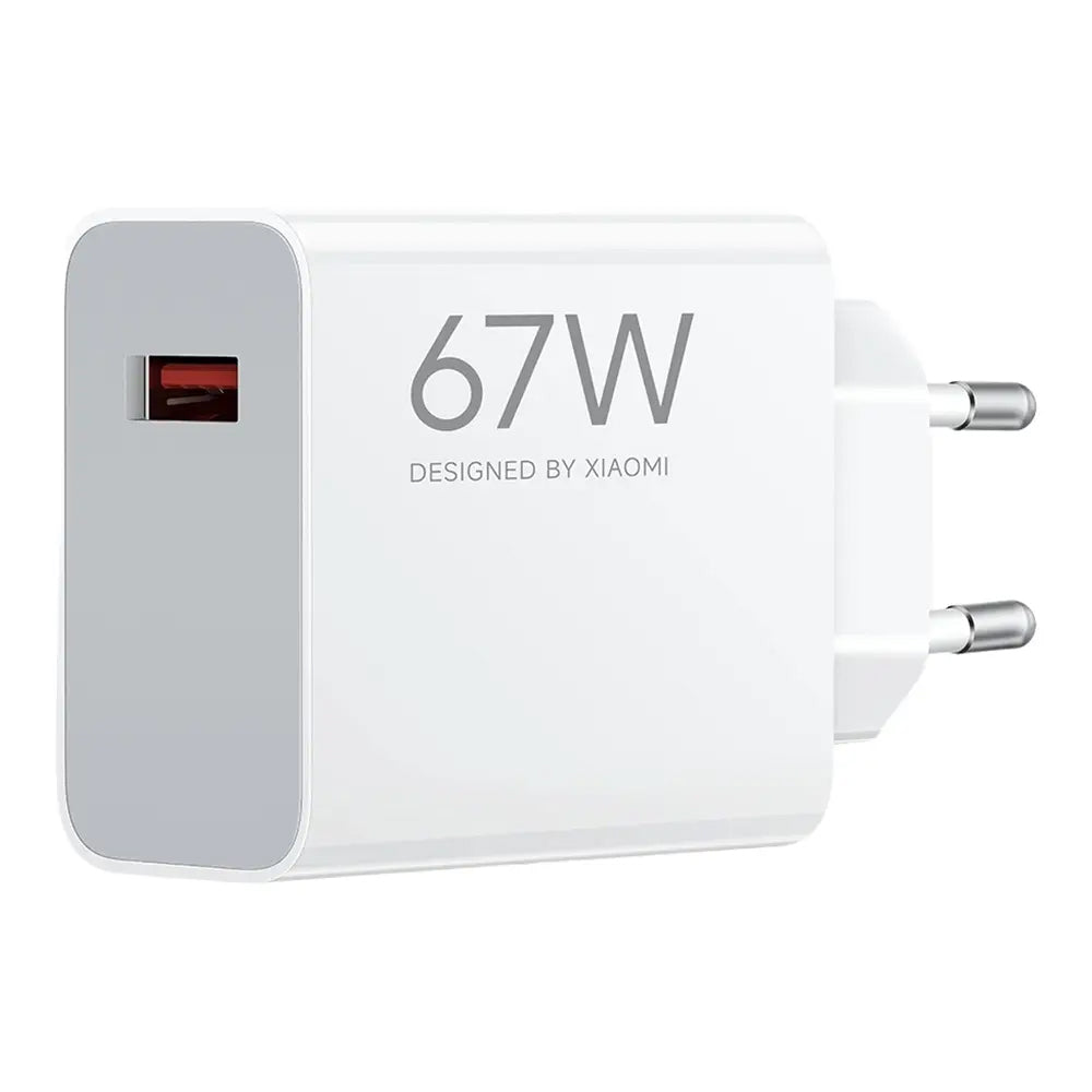 Xiaomi Hálózati Töltő, 67W, 6.2A, 1 x USB-A, Fehér BHR07SKEU
