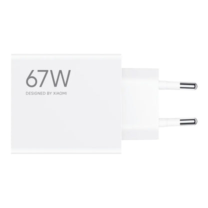 Xiaomi Hálózati Töltő, 67W, 6.2A, 1 x USB-A, Fehér BHR07SKEU