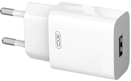 XO Design L99 Hálózati Töltő, 12W, 2.4A, 1 x USB-A, Fehér